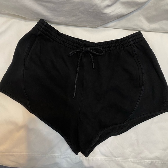 PINK Victoria's Secret Pants - PINK Victoria's Secret Black High-Rise Shorts XL